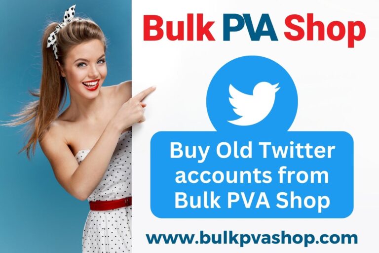 Buy Old Twitter accounts from Bulk PVA Shop