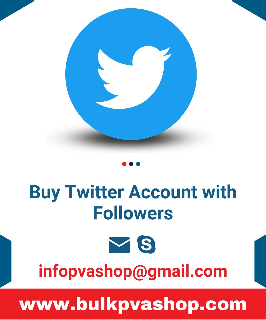 Buy Twitter Account with Followers