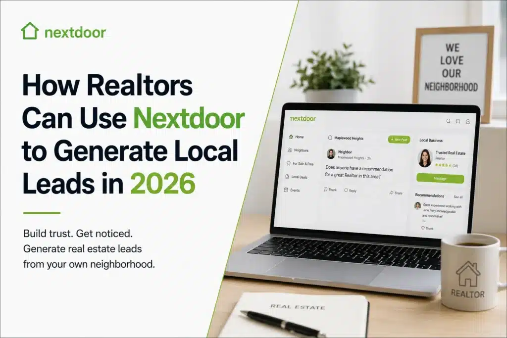 How Realtors can use Nextdoor to generate local real estate leads in 2026